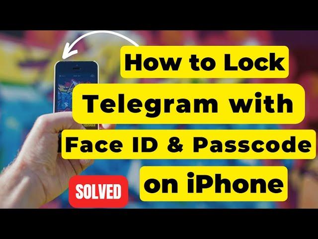 How to lock telegram with Face ID & passcode in iPhone