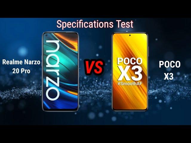 Realme Narzo 20 Pro vs Poco X3 || Full Comparison - Which one is Best || Pubg Gaming Flagship