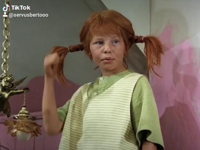 Pippi Langstrumpf stellt sich mit Namen vor .