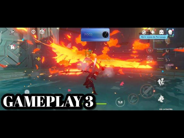 Poco x3 Pro Genshin Impact Gameplay 3 • Solo gameplay no Comentado •