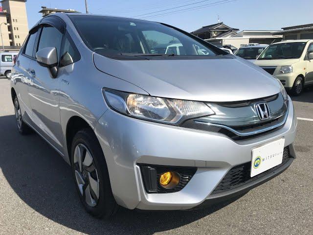 Sold out 2014 Honda fit hybrid GP6-303349 Japanese used car export #fit #hybrid #4wd