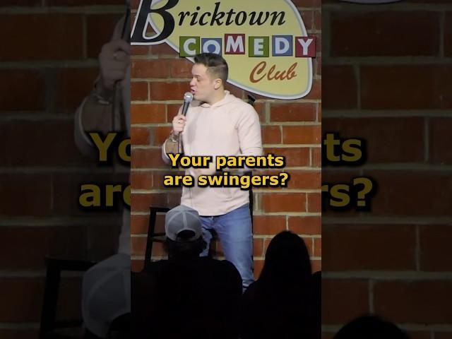 Swinger parents #standup #comedy #funny #jokes #crowdwork #standupcomedy #comedy #swingers