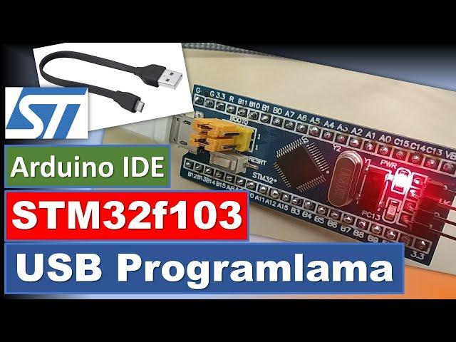 STM32F103 USB Programlama...