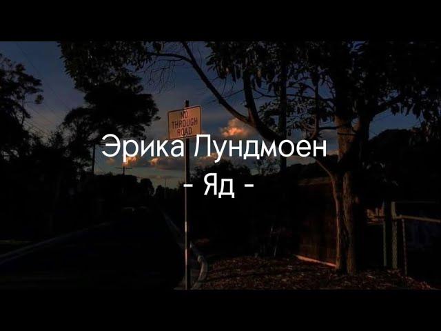 Эрика Лундмоен {Erika Lundmoen} ~ яд {Yad} Russian and English lyrics - Speed up song