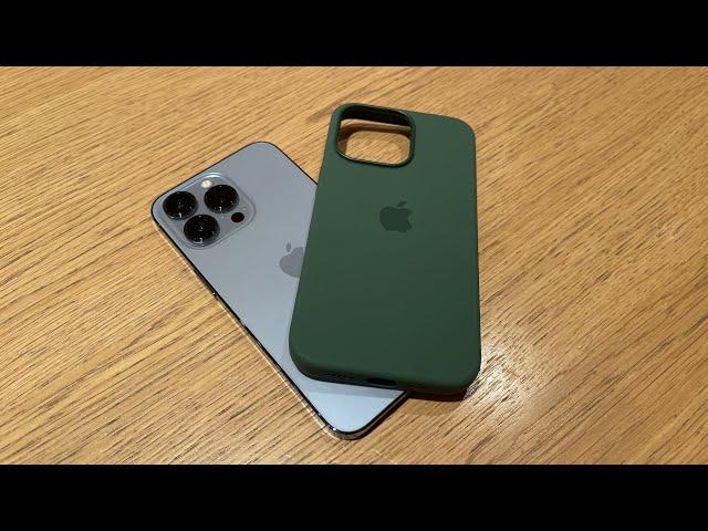 Does iPhone 13 Pro Max Sierra Blue MATCH with Apple Official Clover ( Green ) Silicone Case?