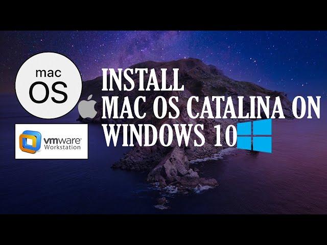 Install macOS Catalina on VMware 16 in Windows 10