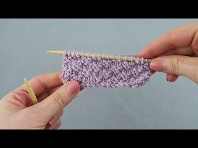 How to knit Double Moss Stitch
