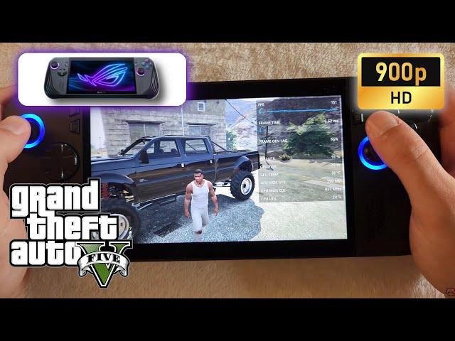 ASUS ROG Ally X | Grand Theft Auto V | 900p | AFMF - High settings