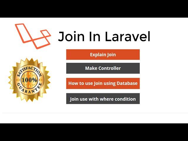 How To Use Join In Laravel 8 Step By Step In Hindi | Laravel Tutorial 2021