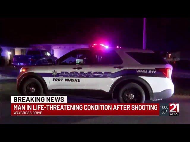 One person in life-threatening condition following Thursday night shooting on Fort Wayne’s southe...