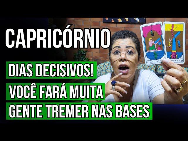 #CAPRICÓRNIO NUNCA VI ALGO ASSIMDIAS DECISIVOS: VOCÊ FARÁ MUITA GENTE TREMER! #tarot #signos