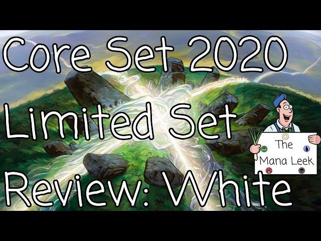 Magic Core Set 2020 White Limited Set Review - The Mana Leek