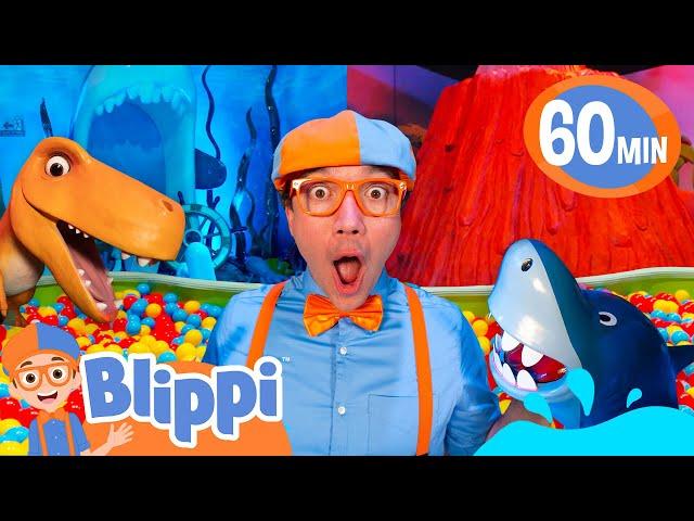 Blippi Plays Games In His Clubhouse - Blippi | Educational Videos for Kids