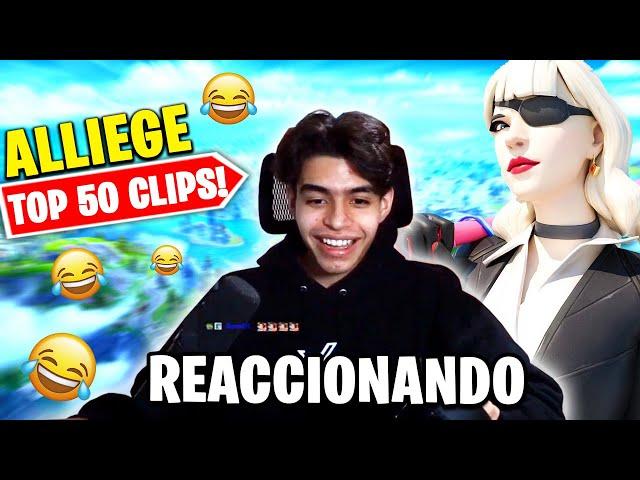 ALLIEGE REACCIONANDO a sus MEJORES CLIPS DIVERTIDOS  RECUERDA sus INICIOS en STREAM