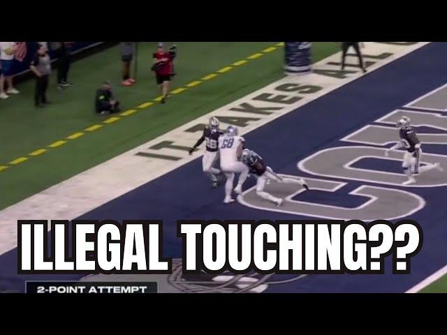 TAYLOR DECKER ILLEGAL TOUCHING??: Breaking Down the Ending of Detroit Lions vs Dallas Cowboys