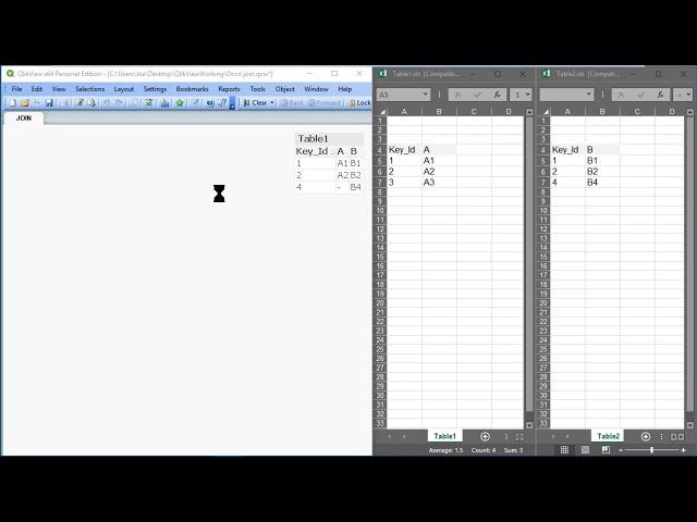 QlikView: Joining and Linking Tables