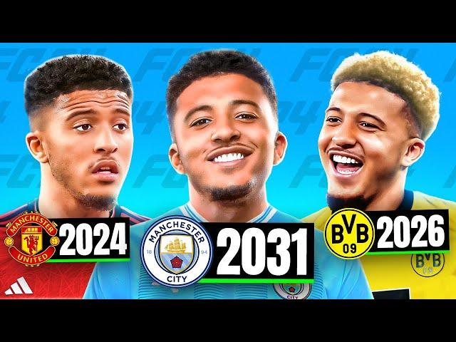 I Played the Career of Jadon Sancho…