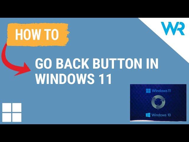 Go back button not working in Windows 11? Fix it now