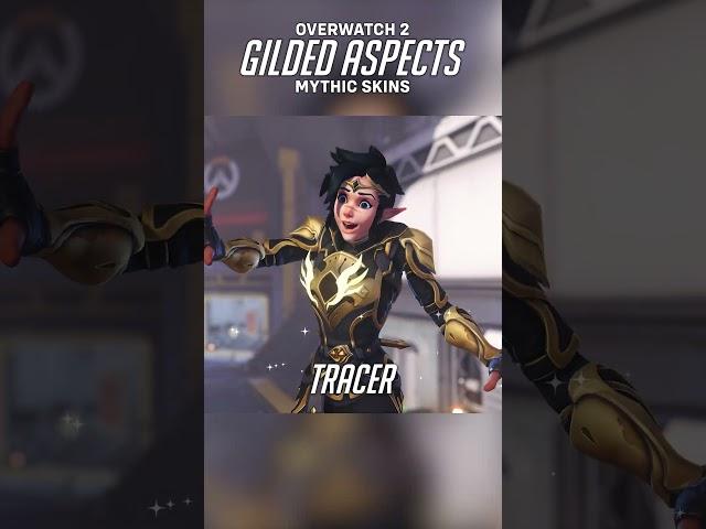 All Gilded Aspects Mythic Skins | Overwatch 2