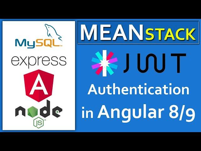 Angular 9 JWT Authentication with Example in MEAN Stack