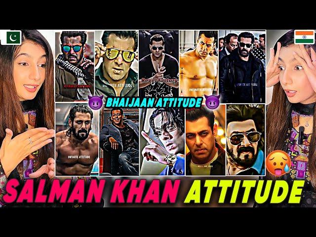 Salman Khan Full Angry Attitude Videos  | Salman Bhai jaan Attitude | Pakistani Girl Reaction