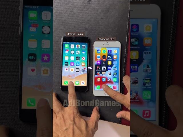 Comparison iPhone 6 Plus vs 6S Plus