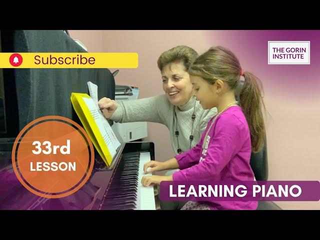  Learning Piano |   Lesson #33 | Mila (5)|  Preparation for the Recital | Irina Gorin