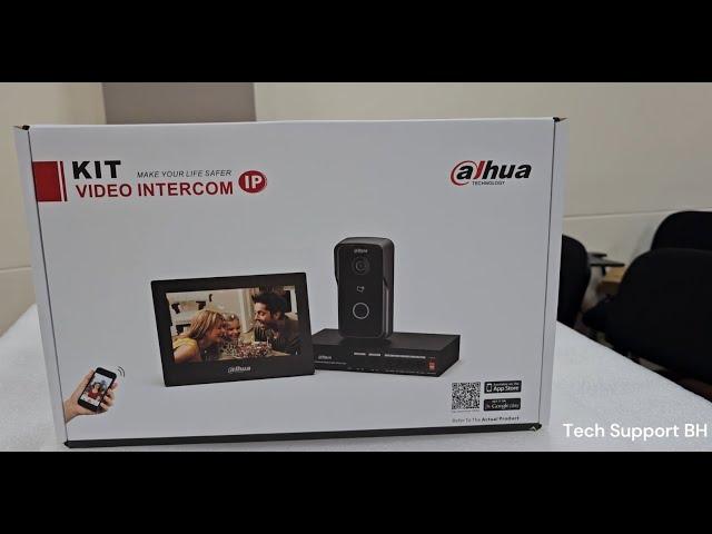 DHI KTP03 PRO Dahua  IP Intercom unboxing & Configuration ,Dahua Technical Video