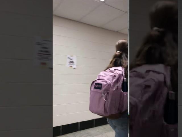 Hallways at a High School - Hidden Cam