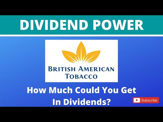 BECOME A DIVIDEND MILLIONAIRE With British American Tobacco! | How Much Could You Get In Dividends?