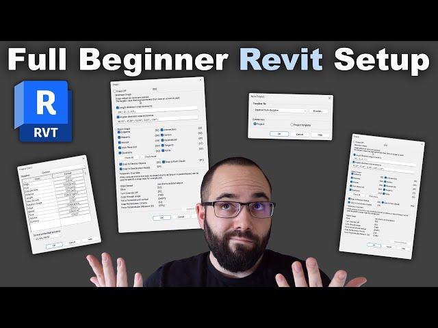 How to Setup Revit - Beginner Revit Tutorial