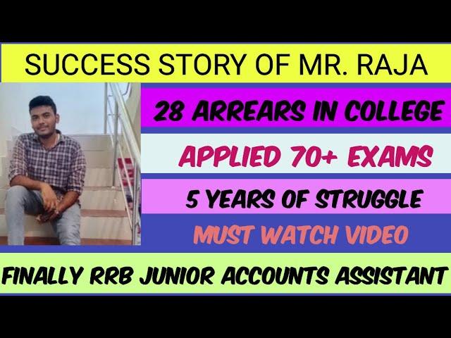 RRB NTPC success story| 28 ARREARS IN COLLEGE |Applied 70+ exams|Lakshmi Maths