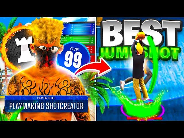 THE BEST JUMPSHOT AND BEST PLAYSHOT BUILD IN NBA 2K22 - BEST GUARD BUILD 2K22 CURRENT GEN