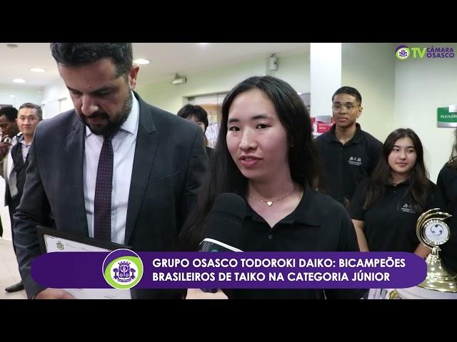 Câmara Noticias - GRUPO OSASCO TODOROKI DAIKO  BICAMPEÕES BRASILEIROS DE TAIKO NA CATEGORIA JÚNIOR