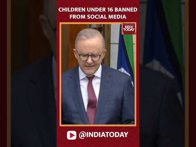 Australia moves to ban children under 16 from social media