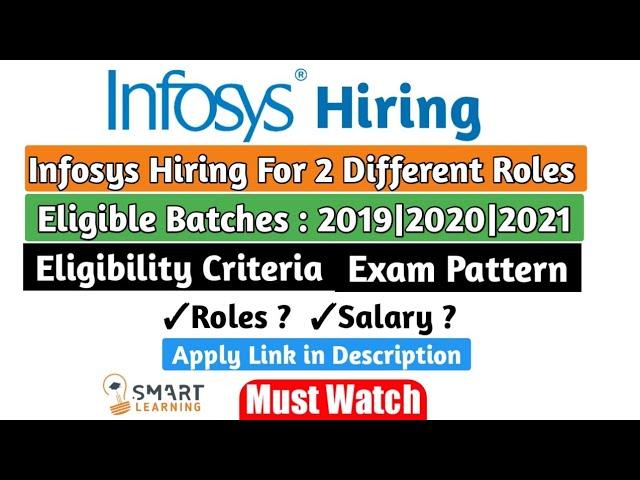 Infosys Latest Exam Pattern & Recruitment Process | Infosys offcampus hiring update 2021