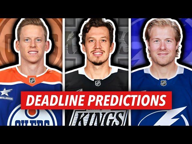 FINAL NHL TRADE DEADLINE PREDICTIONS!