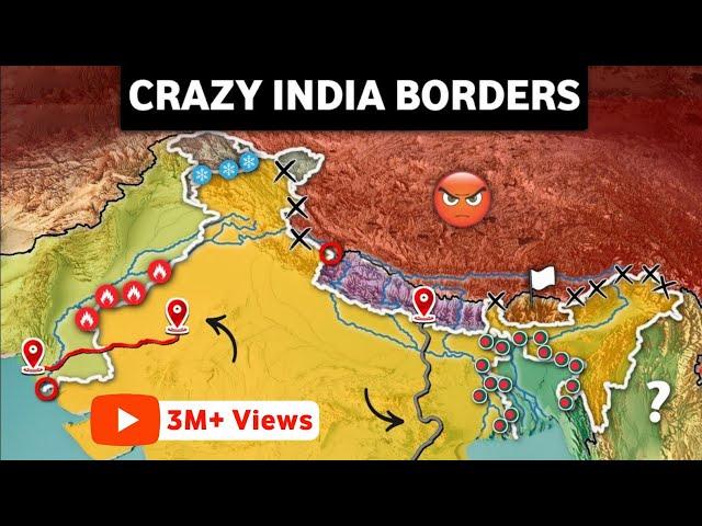 Crazy Geographical Borders of India | Indian Border