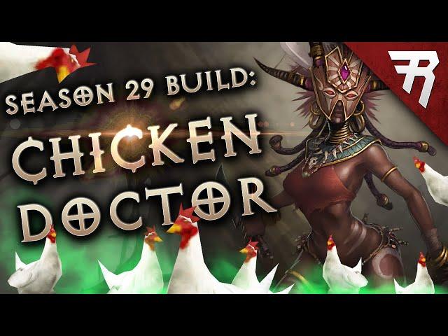 Diablo 3 Season 30 Witch Doctor Chicken Doc Arachyr build guide - Patch 2.7.7