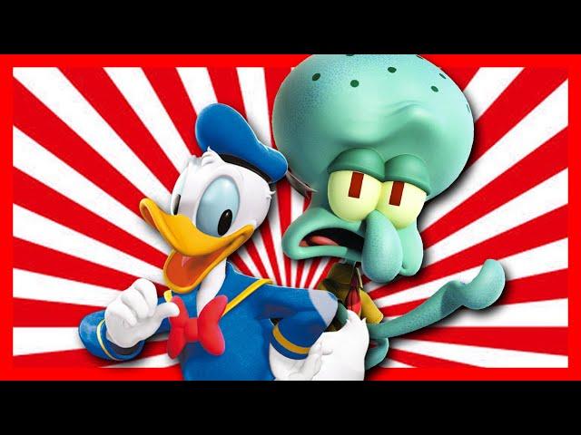 Donald y Calamardo se roban un banco!