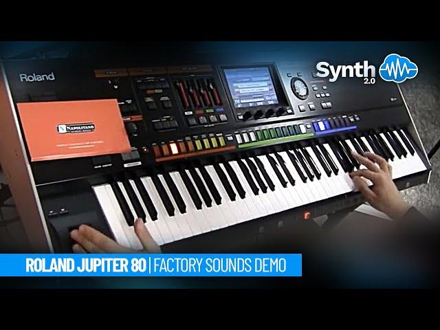 ROLAND JUPITER 80 | FACTORY SOUNDS DEMO | JP80