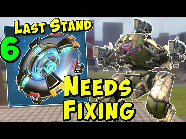 Last Stand Module Vs War Robots - Max Level Module Hangar Experiment WR