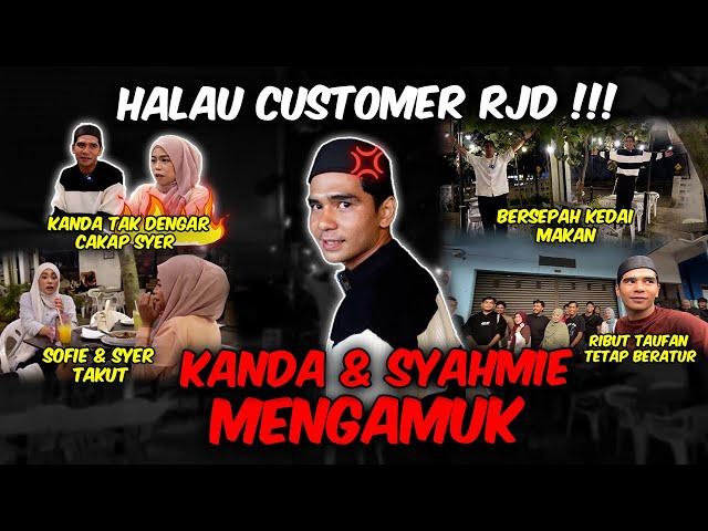 KANDA SYAHMIE MENG4MUK DI KEDAI !! SYER SOFIE MALU ... !! KANDA HALAU CUSTOMER !!