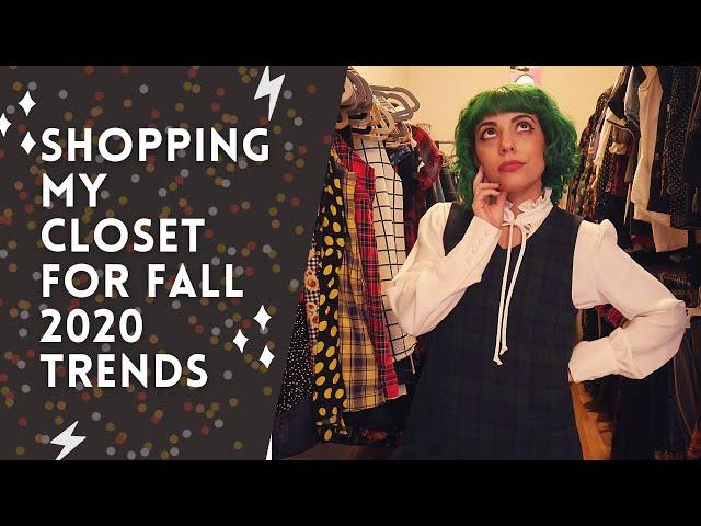 Shopping my closet for Fall 2020 Trends + try on!