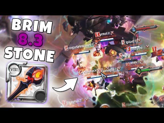 8.3 BRIMSTONE BOMB IN CASTLE !! | CHIPS | EQMS | Albion Online ZVZ