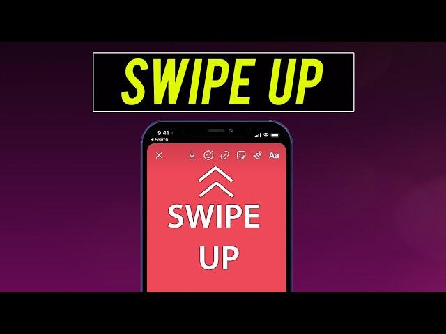 How to add LINKS to Instagram Story - Swipe up URL link