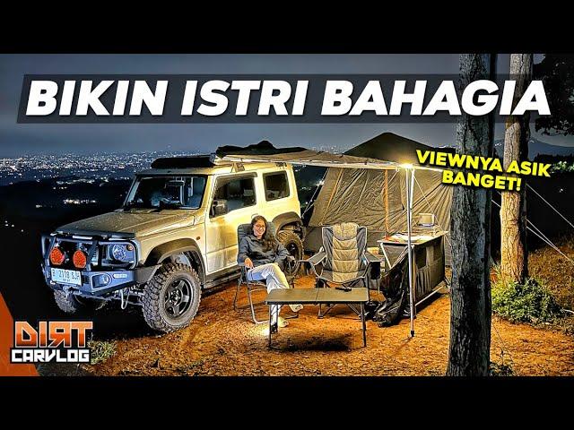 AJAK ISTRI CAMPING PAKAI JIMNY KE SQUID CAMP - BOGOR | DIRT CARVLOG #537