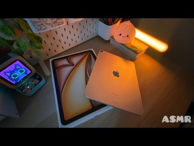 ASMR • Unboxing NEW iPad Air 2024 