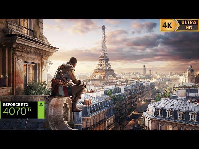 [4𝐊](2K25) PARKOURING IN ASSASSIN'S CREED™: UNITY | RTX 4070 Ti UNLEASHED | THE NEW YEAR PARIS!