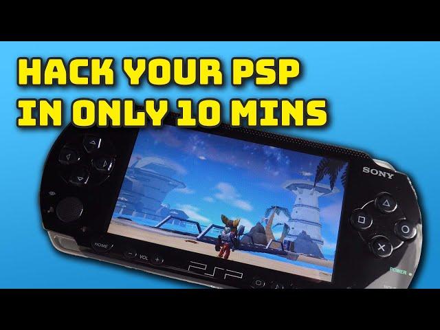 Hack your PSP in 10 mins and play every game - ARK-4 custom firmware softmod